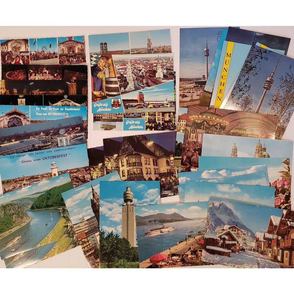 Lot of‎ 31 Oktoberfest Munchen Germany Unposted Postcards
